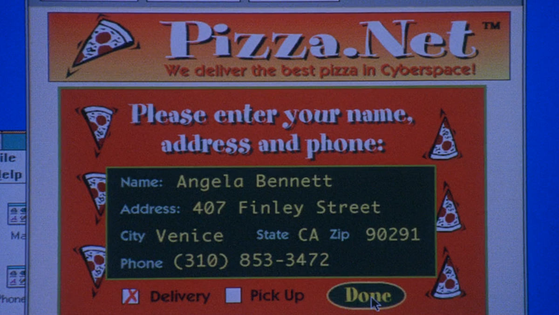 Illustration for article titled Every Webpage From the 1995 Movie The Net